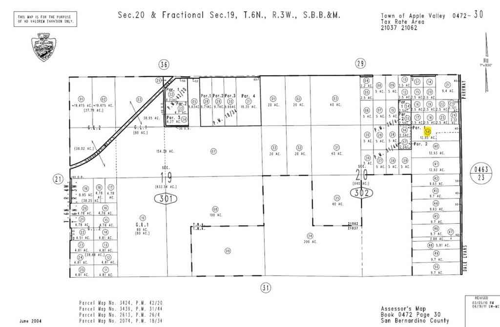 Vacant Land For Sale - Dale Evans Parkway<br/> San Bernardino County, Apple Valley, CA 92307
