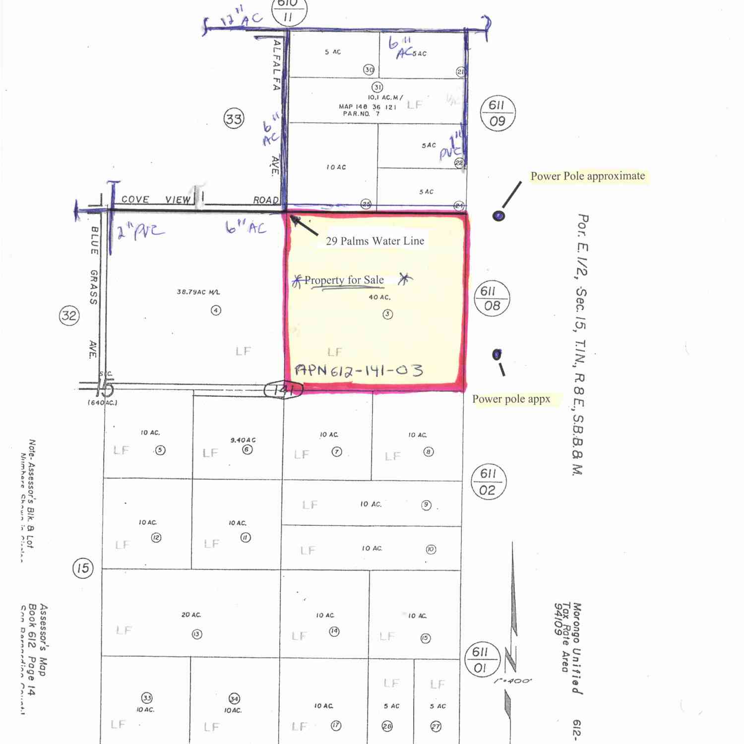 Vacant Land For Sale - Cove View<br/> Twentynine Palms, CA 92277