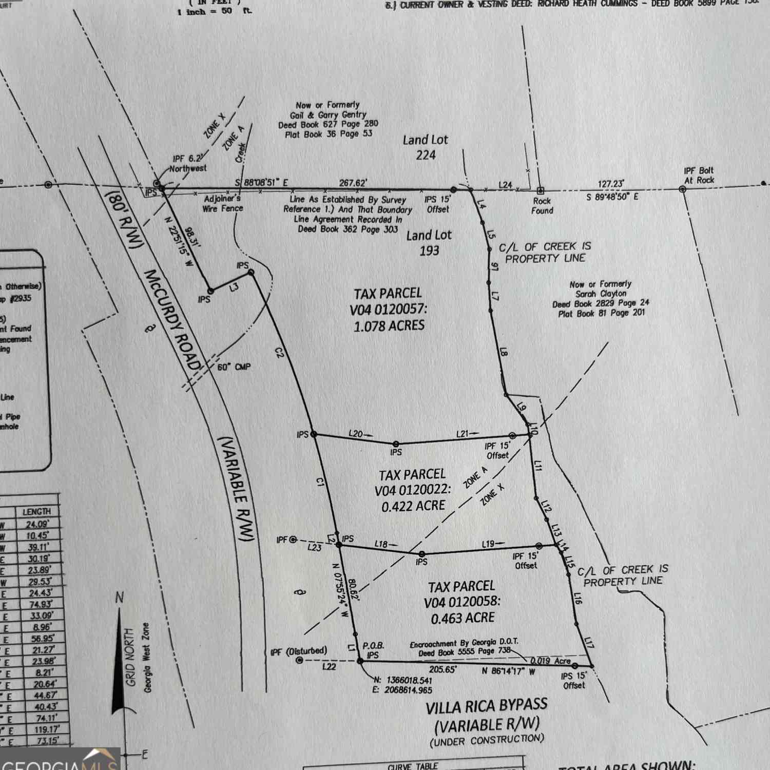 Vacant Land For Sale - Mccurdy Road<br/> Carroll County, Villa Rica, GA 30180