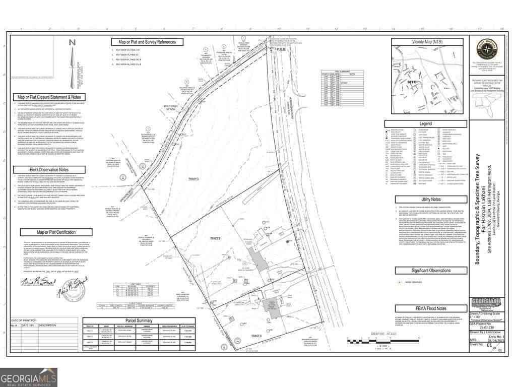 Vacant Land For Sale - 1587 Herrington Road<br/> Lawrenceville, GA 30043