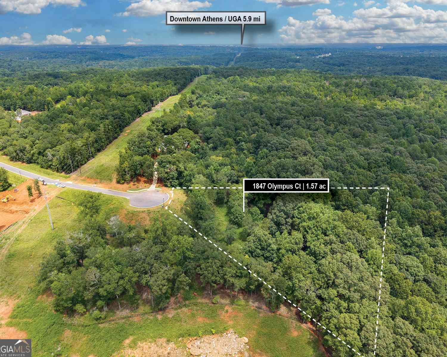 Vacant Land For Sale - 1847 Olympus Court<br/> Clarke County, Athens, GA 30606