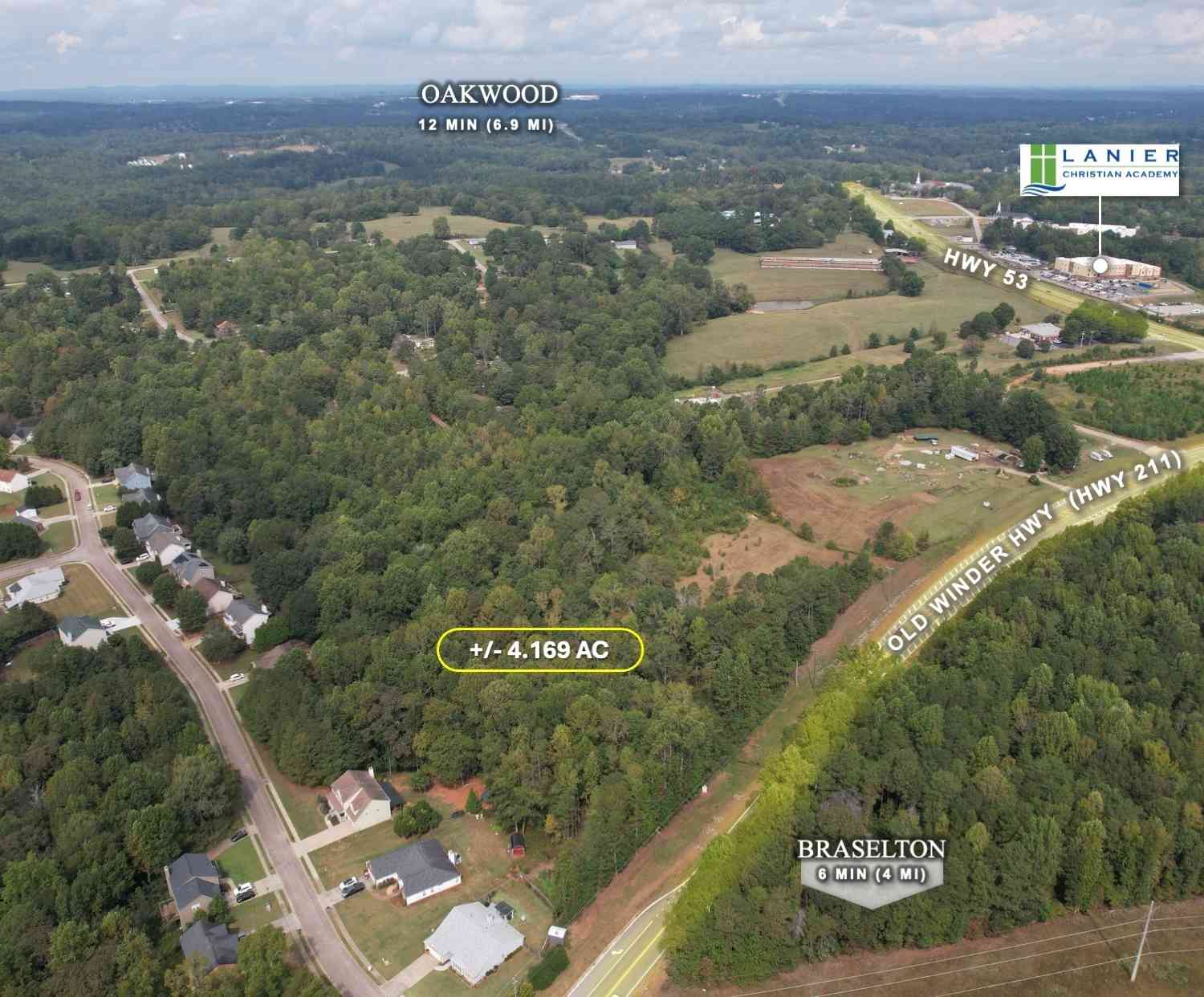 Vacant Land For Sale - 4960 Old Winder Highway<br/> Braselton, GA 30517