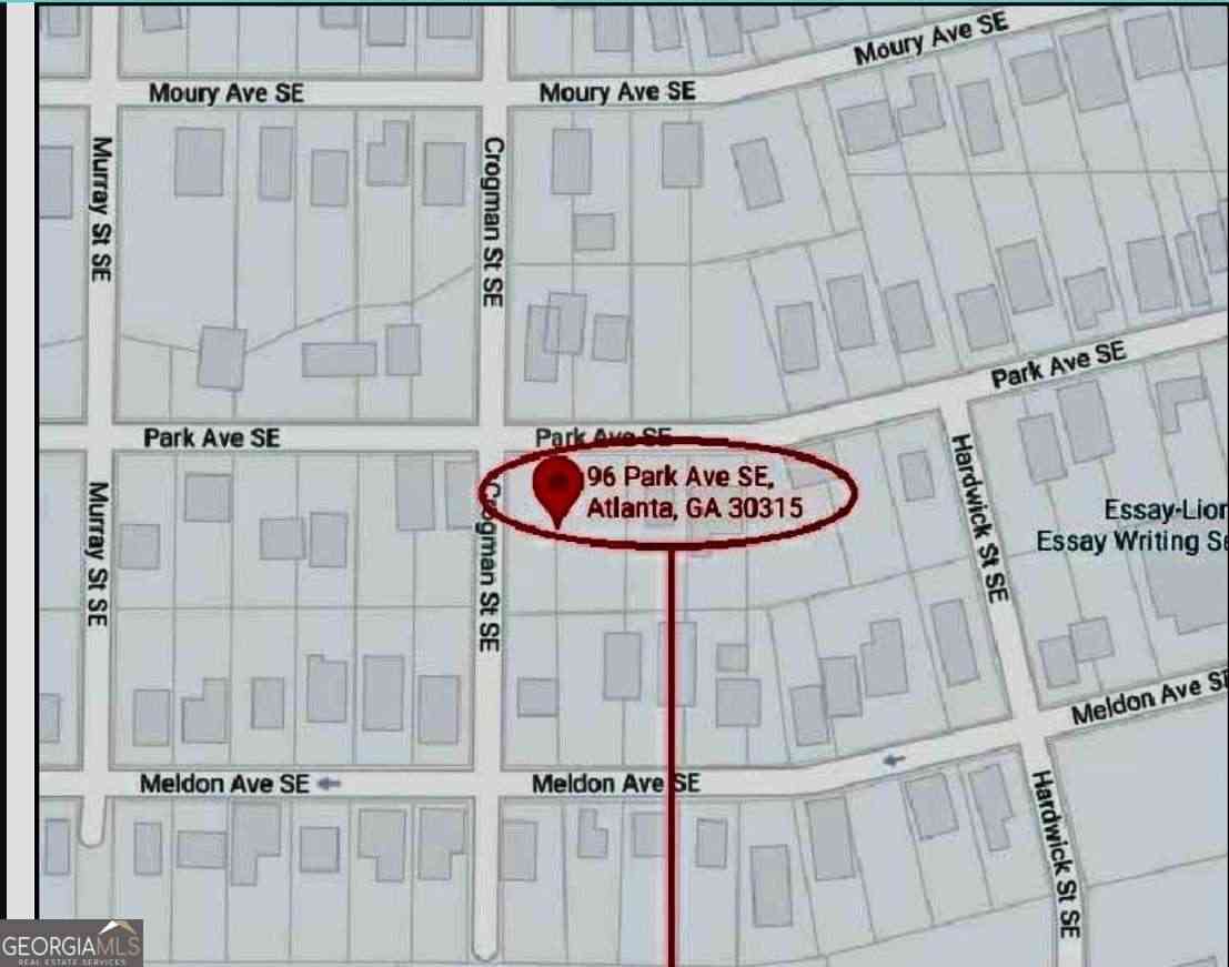 Vacant Land For Sale - 96 Park Avenue SE<br/> Atlanta, GA 30315