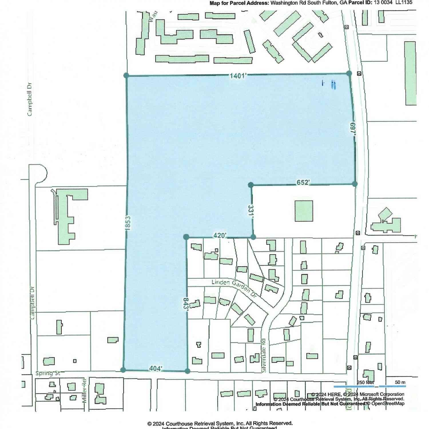 Vacant Land For Sale - Washington Road<br/> South Fulton, GA 30349