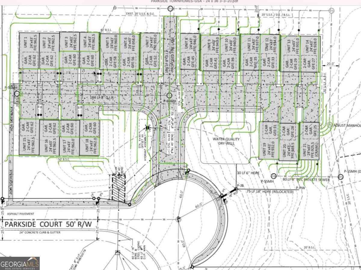 Vacant Land For Sale - 3020 Parkside Court<br/> Snellville, GA 30078