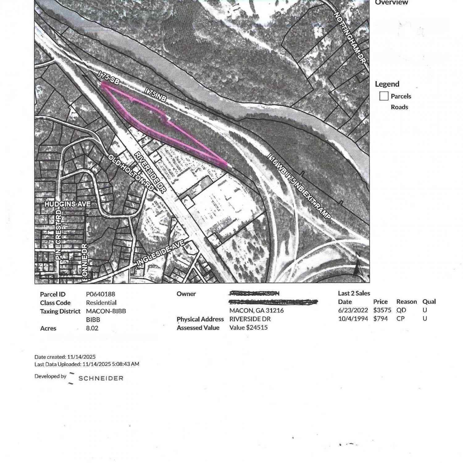 Vacant Land For Sale - Riverside Drive<br/> Bibb County, Macon, GA 31204