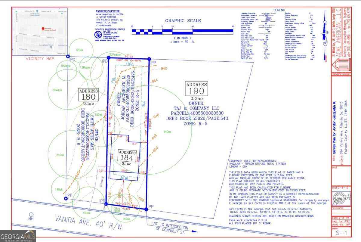Vacant Land For Sale - 184 Vanira Avenue SE<br/> Atlanta, GA 30315