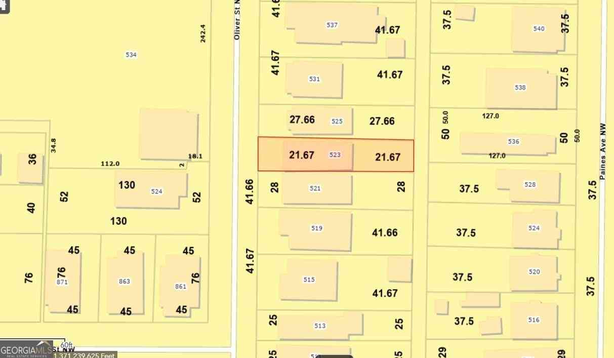Vacant Land For Sale - 523 NW Oliver Street<br/> Atlanta, GA 30314