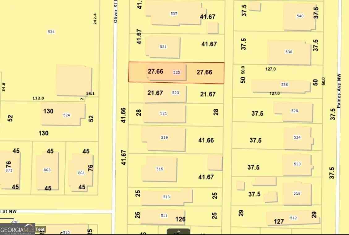 Vacant Land For Sale - 525 NW Oliver Street<br/> Atlanta, GA 30314