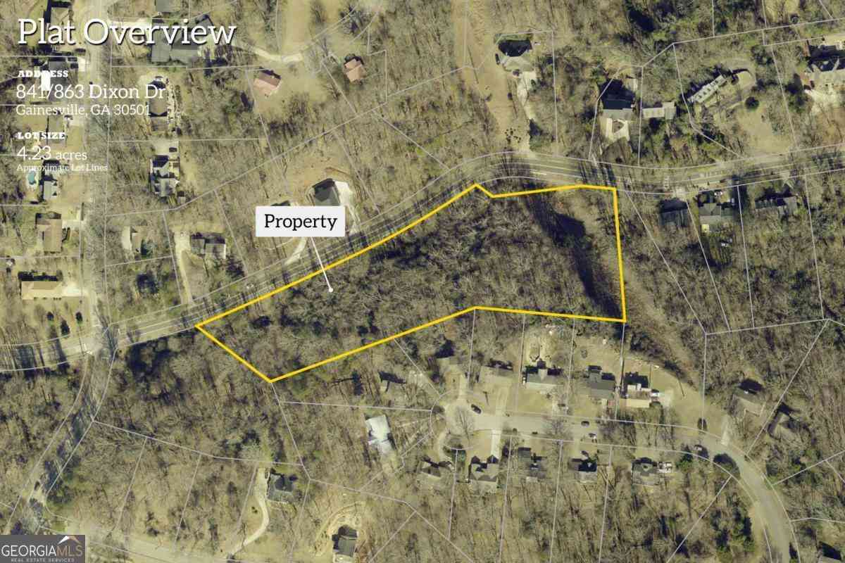 Vacant Land For Sale - 841 Dixon Drive<br/> Gainesville, GA 30501