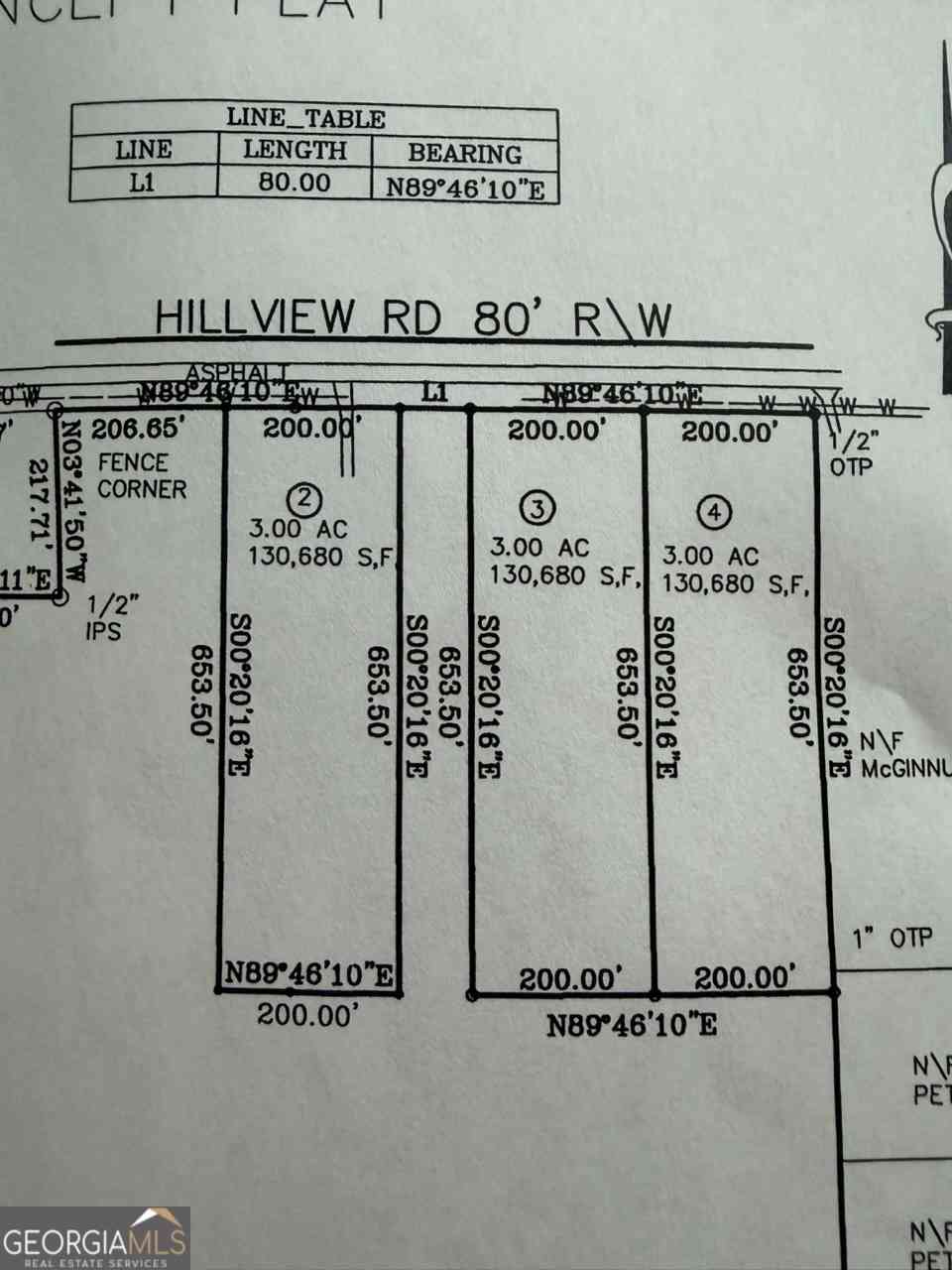 Vacant Land For Sale - 600 Hillview Road #TRACT 2<br/> Hampton, GA 30228