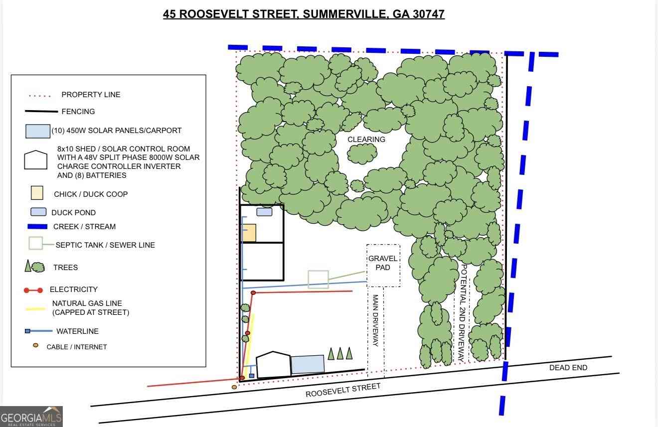 Vacant Land For Sale - 45 Roosevelt Street<br/> Summerville, GA 30747