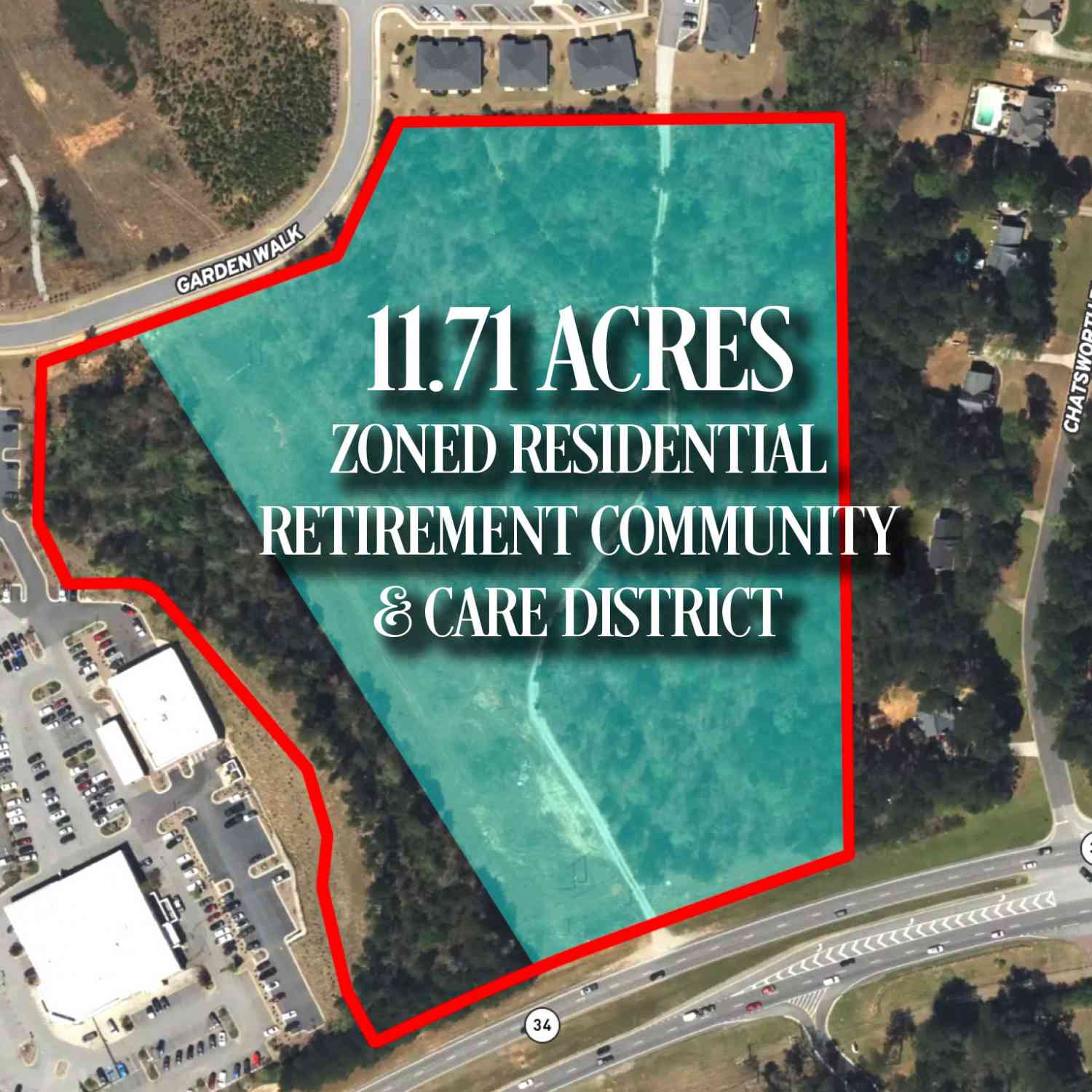 Vacant Land For Sale - 14.5 ACRES Hwy 34 E<br/> Newnan, GA 30265