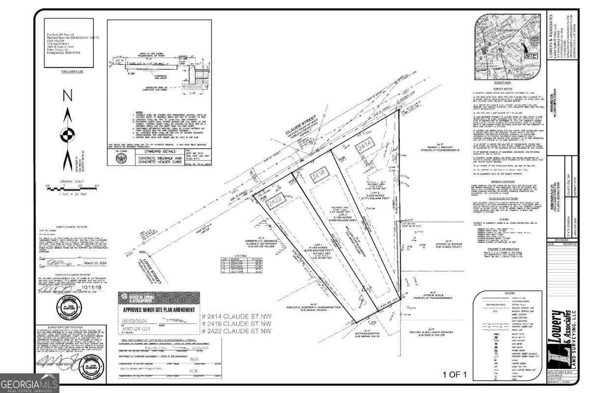 Vacant Land For Sale - 2420 Claude Street<br/> Fulton County, Atlanta, GA 30318