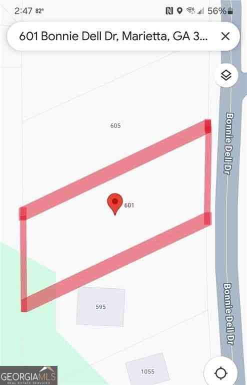 Vacant Land For Sale - 601 Bonnie Dell Drive<br/> Marietta, GA 30062