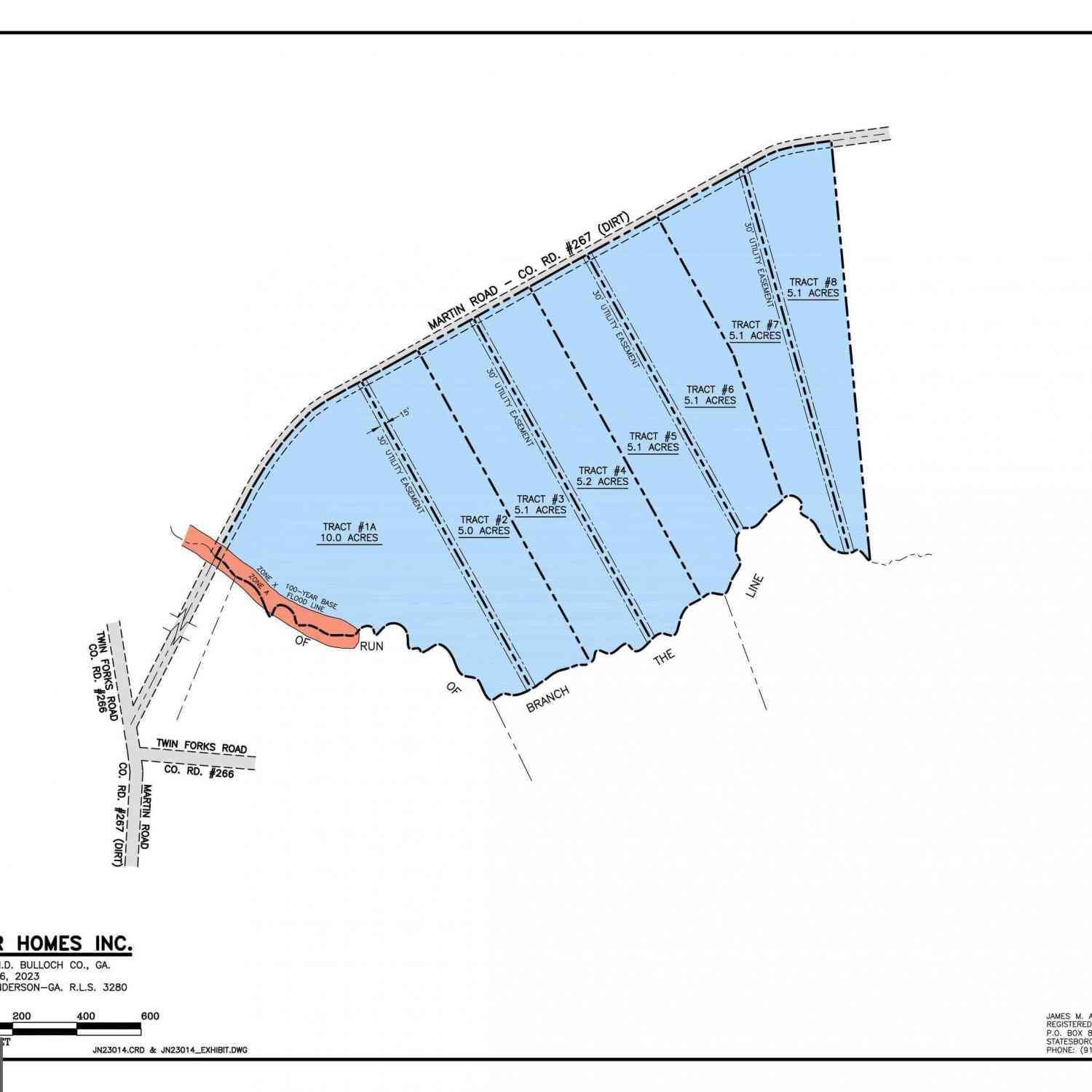 Vacant Land For Sale - Martin Road<br/> Pembroke, GA 31321