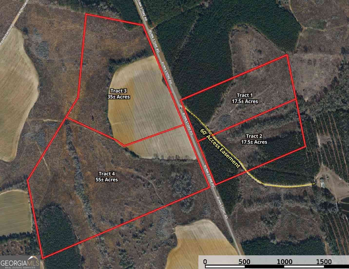 Vacant Land For Sale - Bunn Store Road #TRACT 3<br/> Midville, GA 30441
