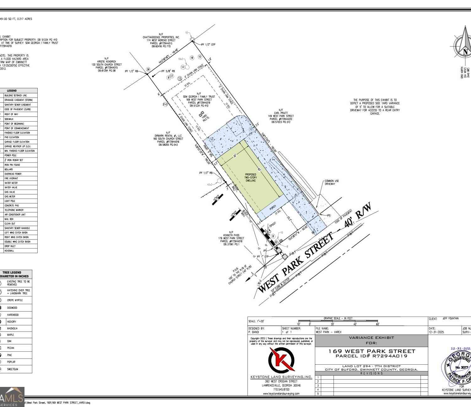 Vacant Land For Sale - 169 W Park Street<br/> Buford, GA 30518