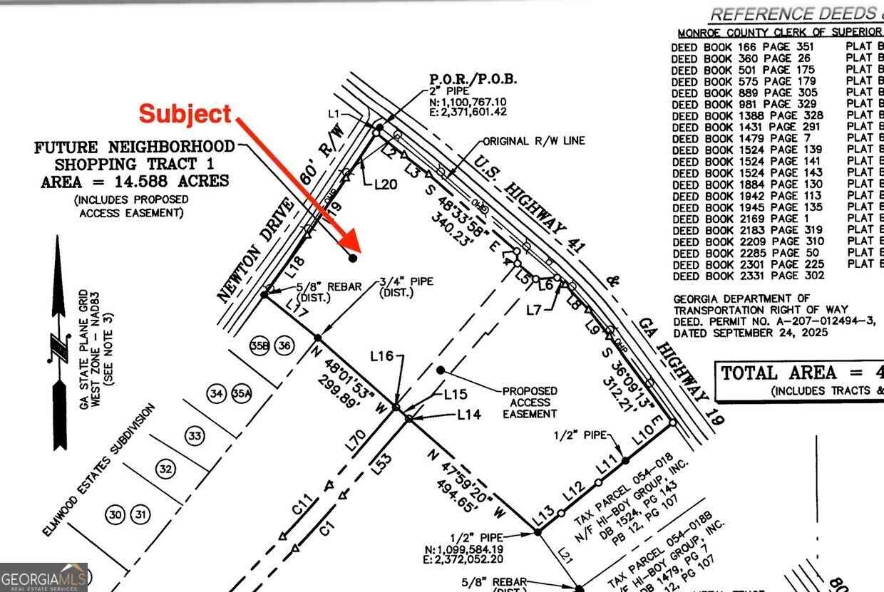 Vacant Land For Sale - Highway 41<br/> Monroe County, Forsyth, GA 31029