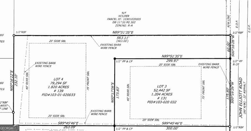 Vacant Land For Sale - 139 John Elliot Road<br/> McDonough, GA 30252