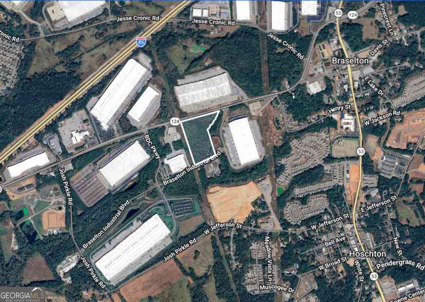 Vacant Land For Sale - 436 Braselton Indust Boulevard<br/> Jackson County, Braselton, GA 30517