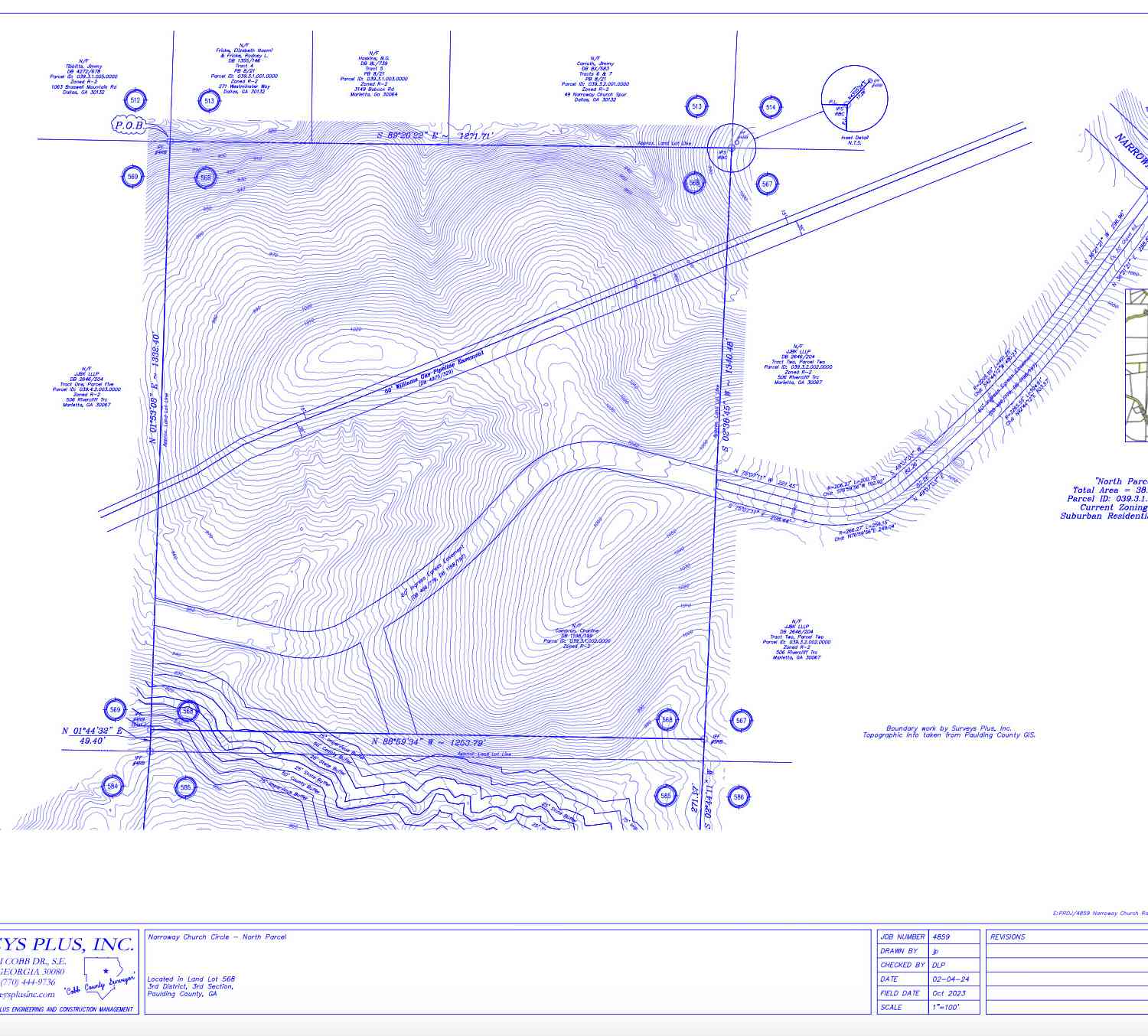 Vacant Land For Sale - Narroway Church Circle #LOT 1 NORTHERN 38.73 AC<br/> Paulding County, Dallas, GA 30132