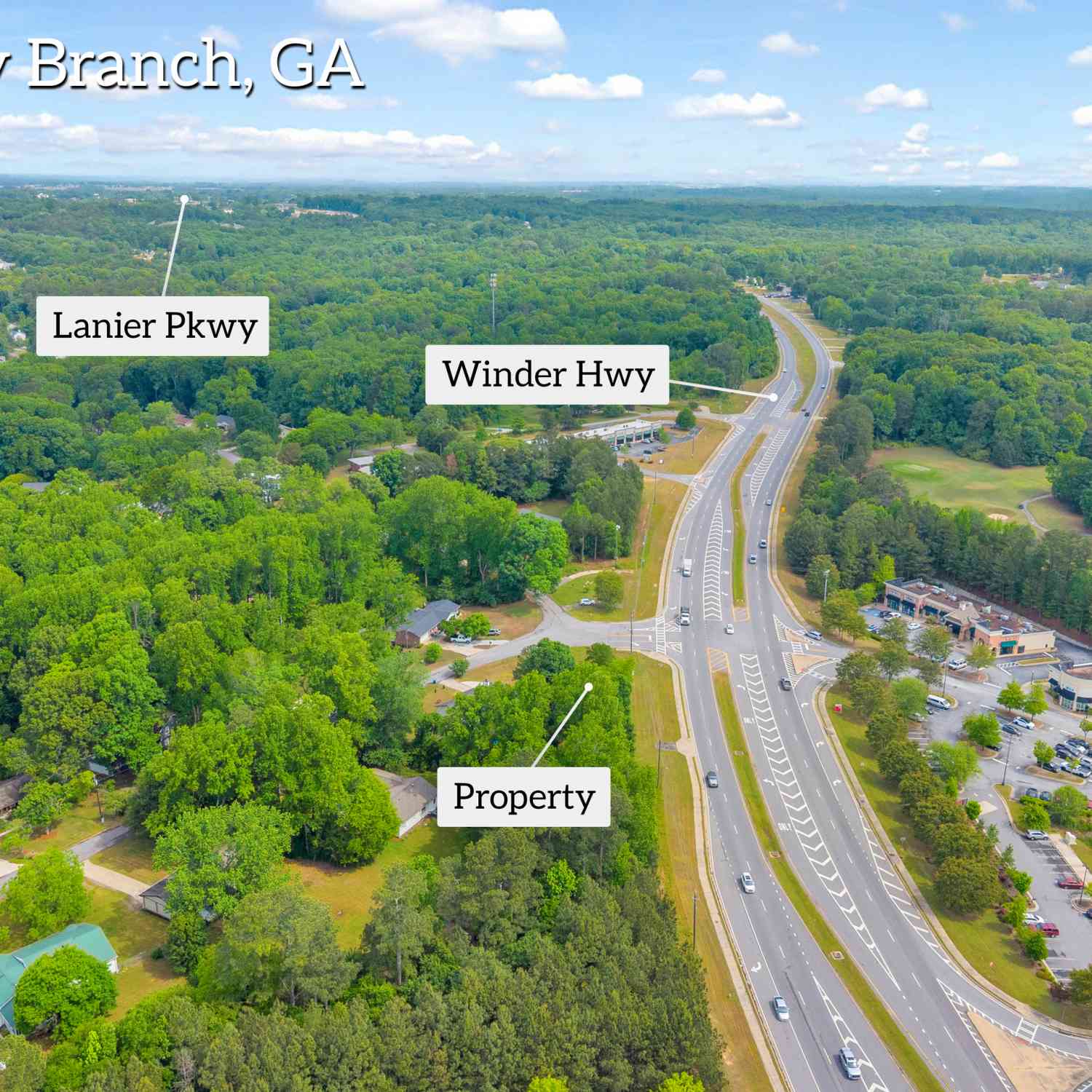 Vacant Land For Sale - 4004 Winder Highway<br/> Hall County, Flowery Branch, GA 30542
