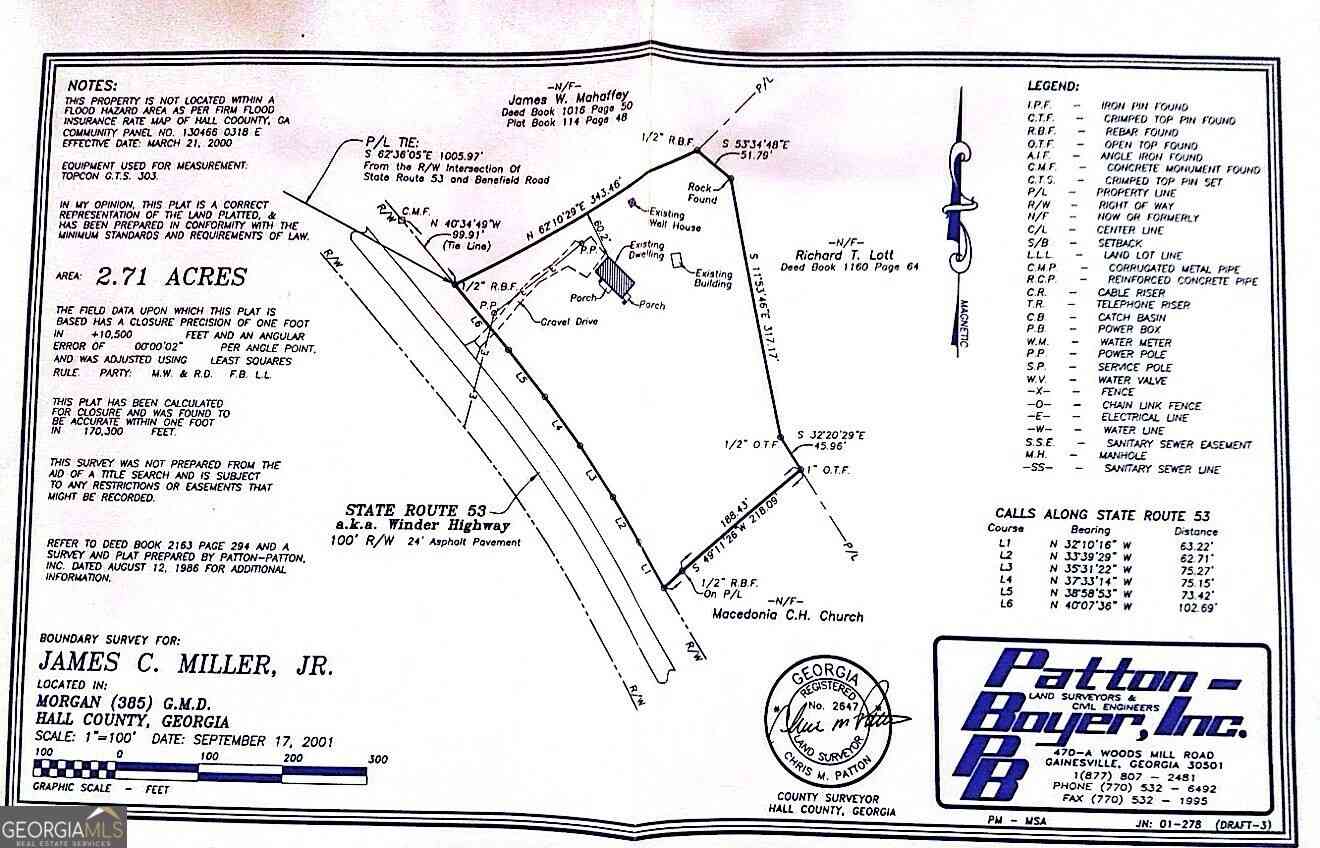 Vacant Land For Sale - 5465 Winder Highway<br/> Braselton, GA 30517