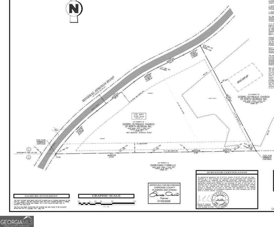 Vacant Land For Sale - 983 Mineral Springs Road<br/> Ball Ground, GA 30107