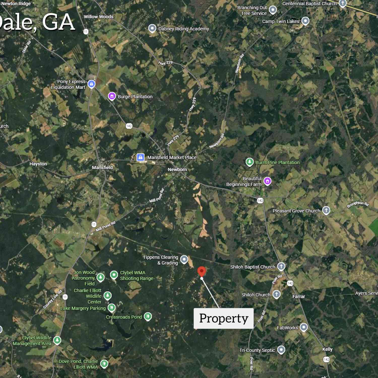 Vacant Land For Sale - LOT D 0 Pitts Chapel Road<br/> Monticello, GA 31064