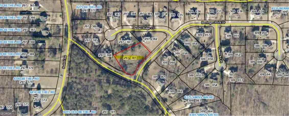 Vacant Land For Sale - 8365 Berringer Point Drive<br/> Forsyth County, Gainesville, GA 30506