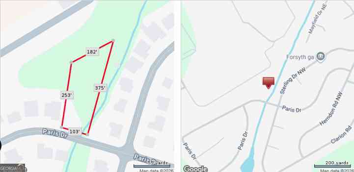 Vacant Land For Sale - 560 Paris Drive<br/> Lawrenceville, GA 30043