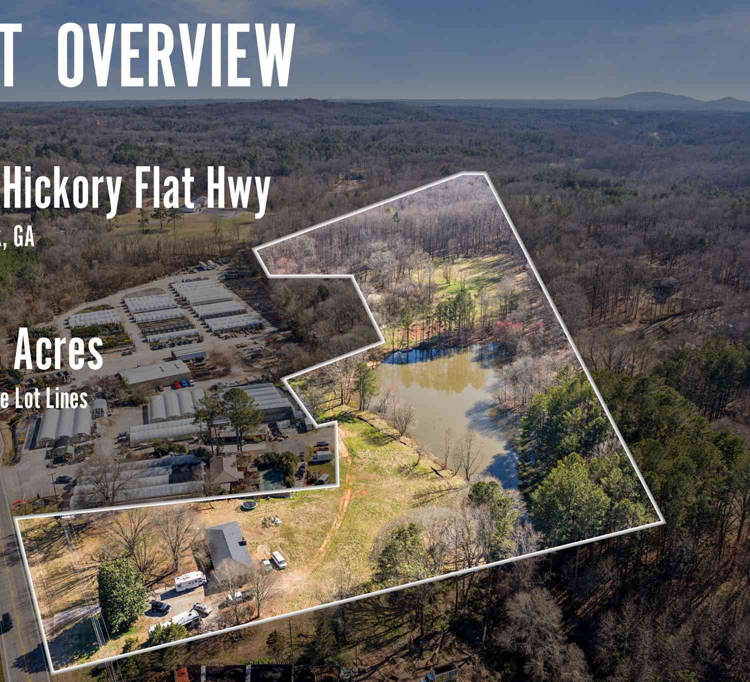 Vacant Land For Sale - 7370 Hickory Flat Highway<br/> Cherokee County, Woodstock, GA 30188
