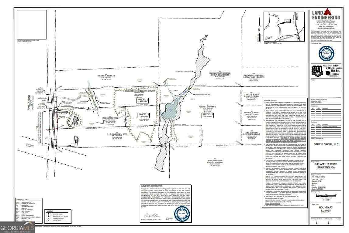 Vacant Land For Sale - 840 Amelia Road<br/> Spalding County, Locust Grove, GA 30248
