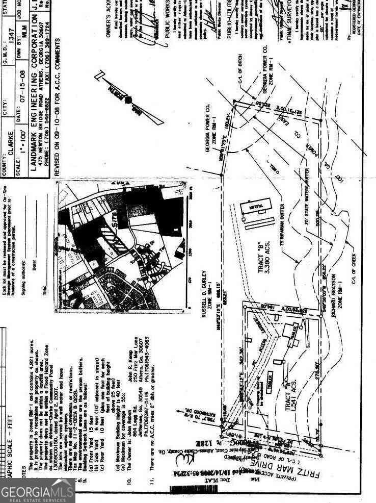 Vacant Land For Sale - 252 & 254 Fritz Mar Lane<br/> Clarke County, Athens, GA 30607