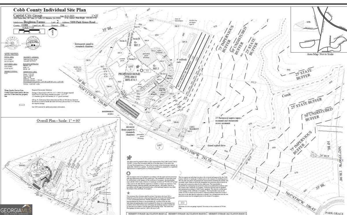 Vacant Land For Sale - 4313 Acworth Dallas Road NW #2<br/> Cobb County, Acworth, GA 30101