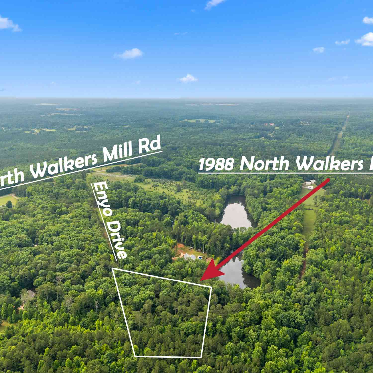 Vacant Land For Sale - 1988 N Walkers Mill Road<br/> Spalding County, Griffin, GA 30223