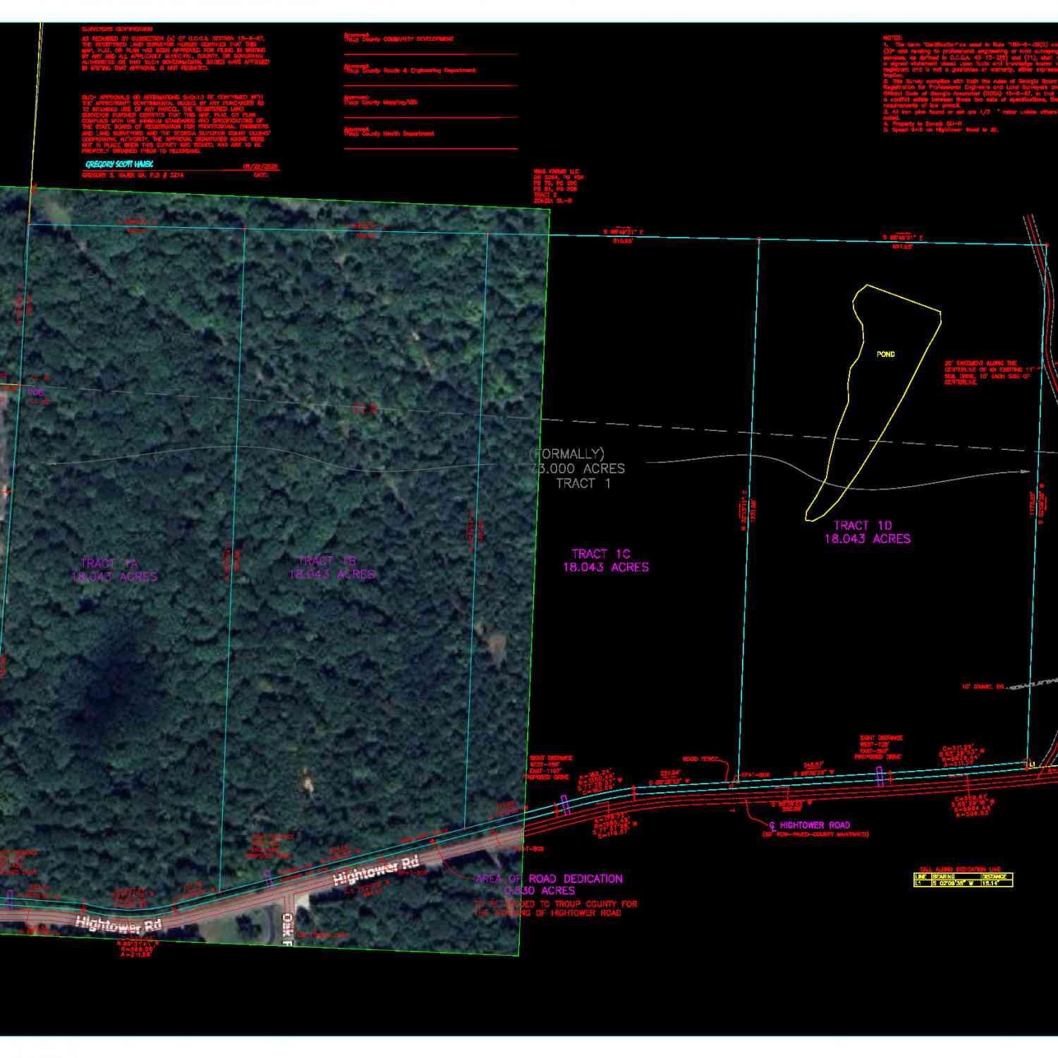 Vacant Land For Sale - Hightower Road #LOT 1A<br/> Hogansville, GA 30230