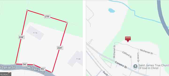 Vacant Land For Sale - 7116 Mcdaniel Street<br/> Dekalb County, Lithonia, GA 30058