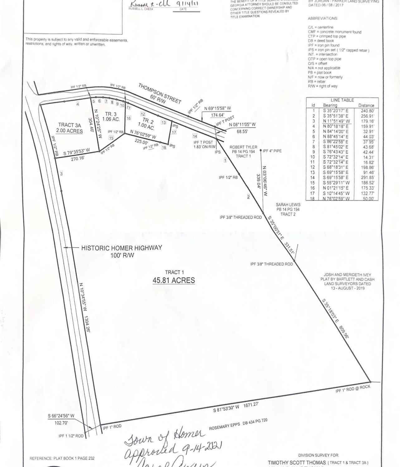 Vacant Land For Sale - Thompson Street<br/> Banks County, Homer, GA 30547