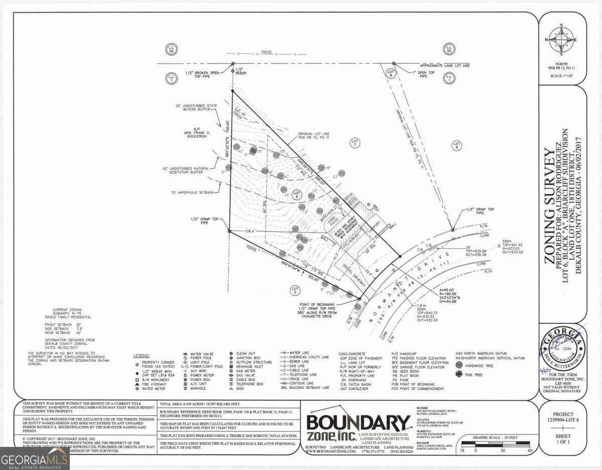 Vacant Land For Sale - 1324 Normandy Drive NE<br/> Atlanta, GA 30306