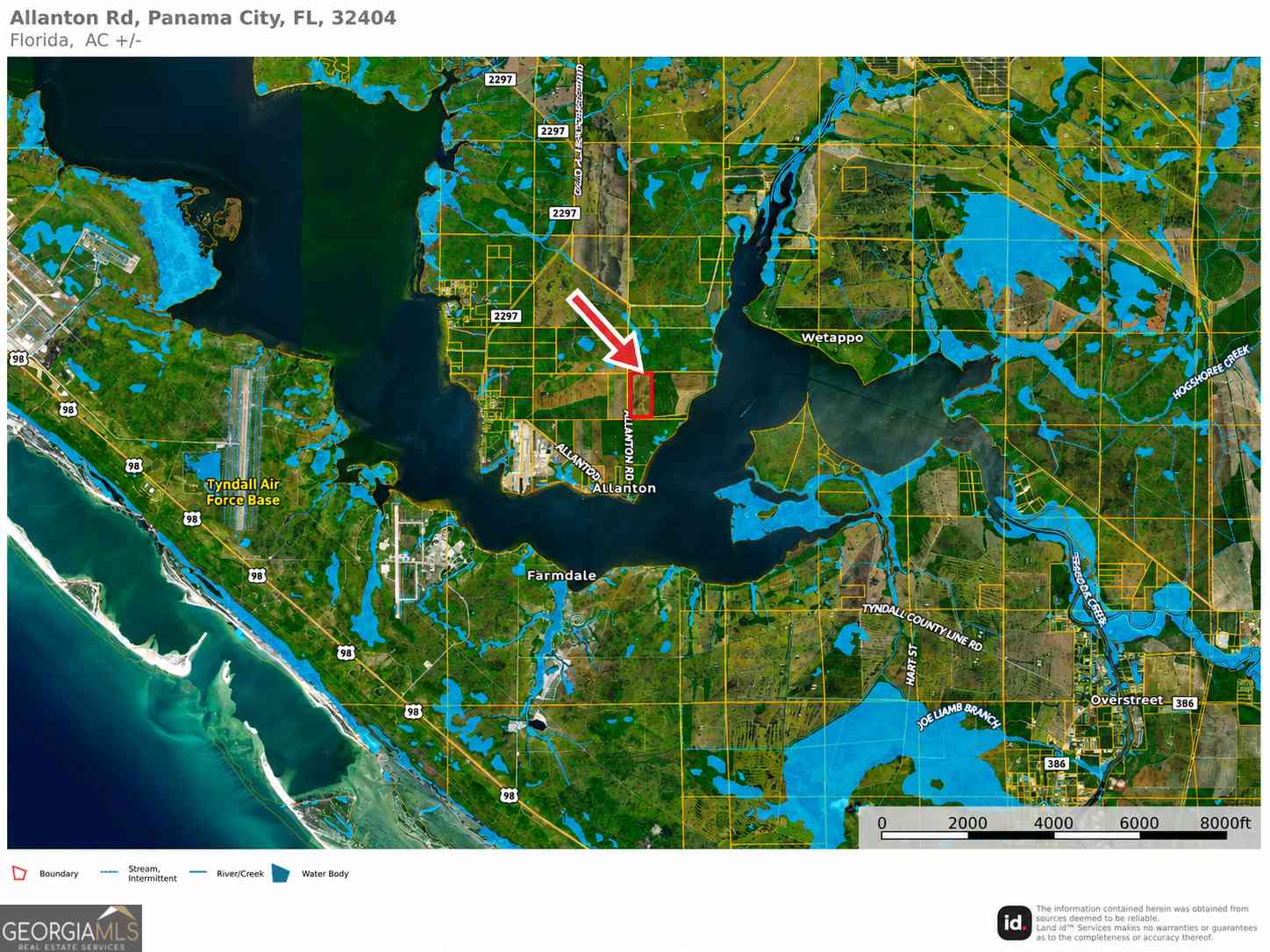 Vacant Land For Sale - 32 ACRES Allanton Road<br/> Panama City, FL 32404