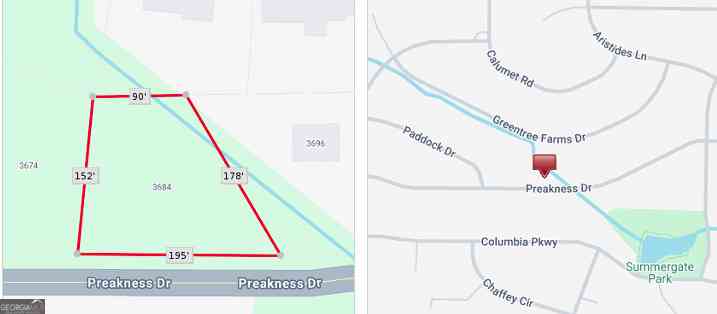 Vacant Land For Sale - 3684 Preakness Drive<br/> Decatur, GA 30034