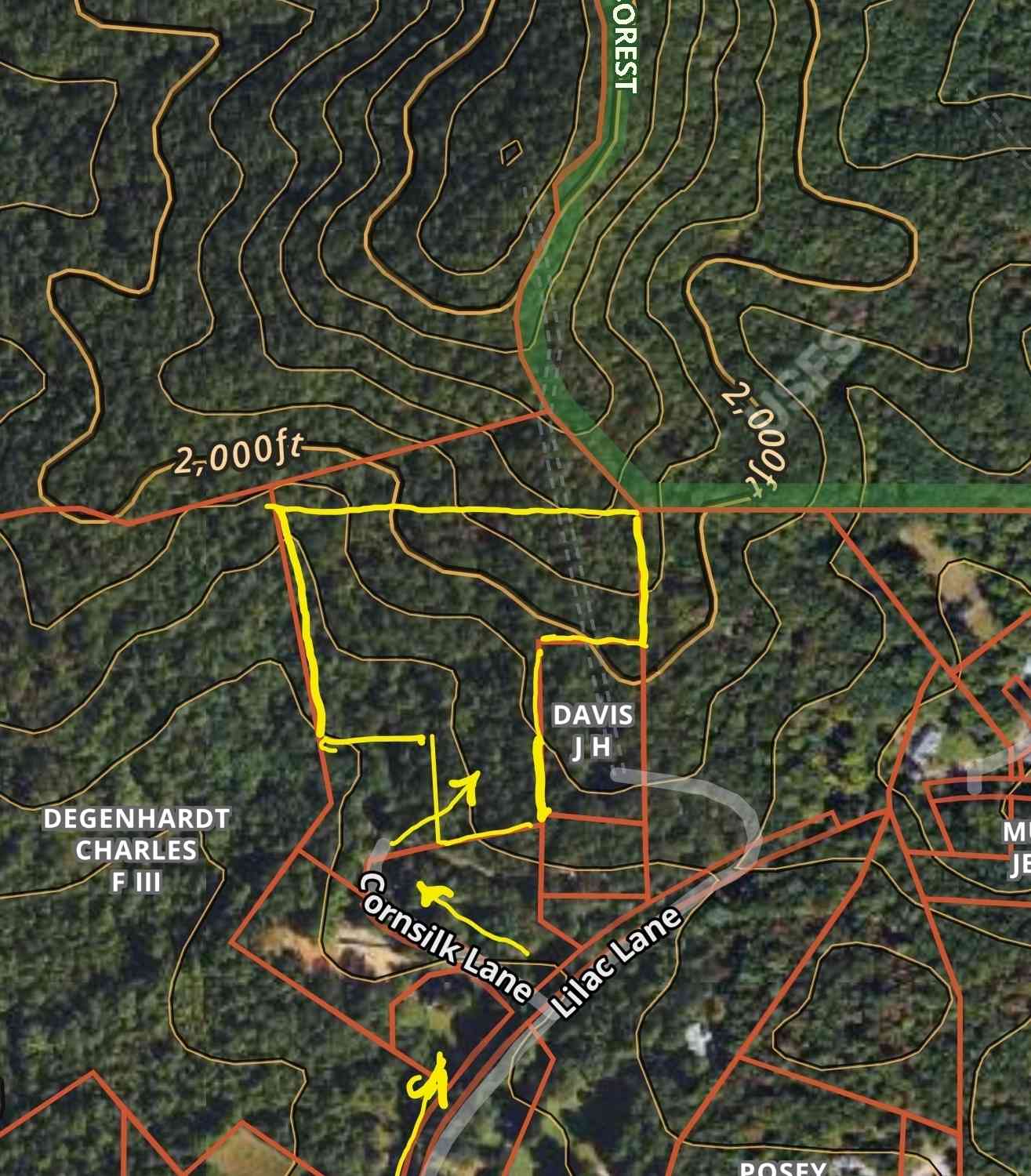 Vacant Land For Sale - Cornsilk<br/> Rabun County, Tiger, GA 30576