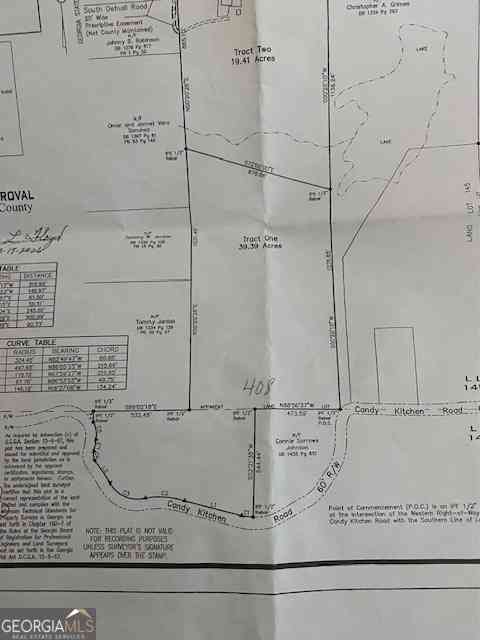 Vacant Land For Sale - 408 Candy Kitchen Rd<br/> Temple, GA 30179