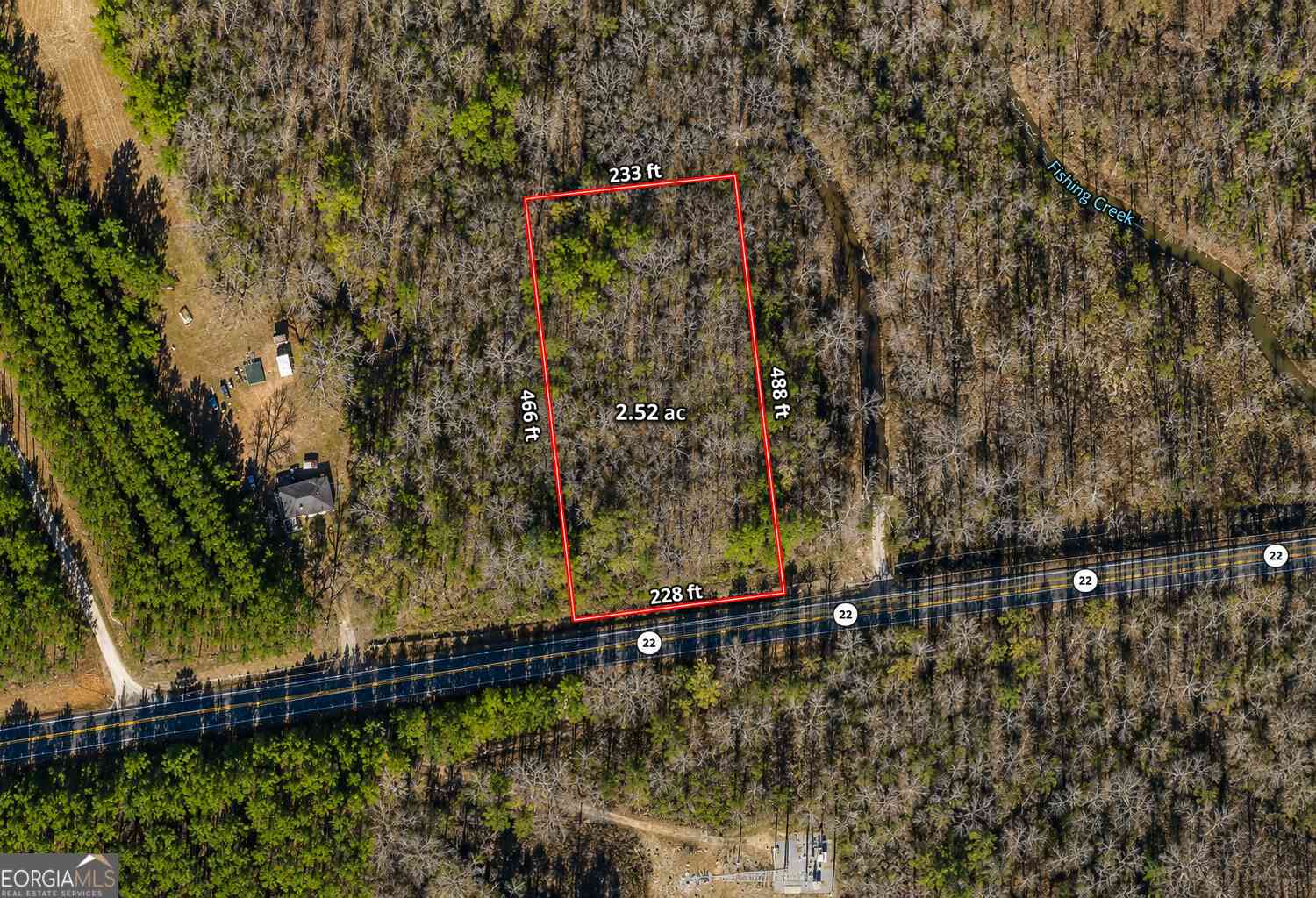 Vacant Land For Sale - 2.5 ACRES Highway 22<br/> Haddock, GA 31033