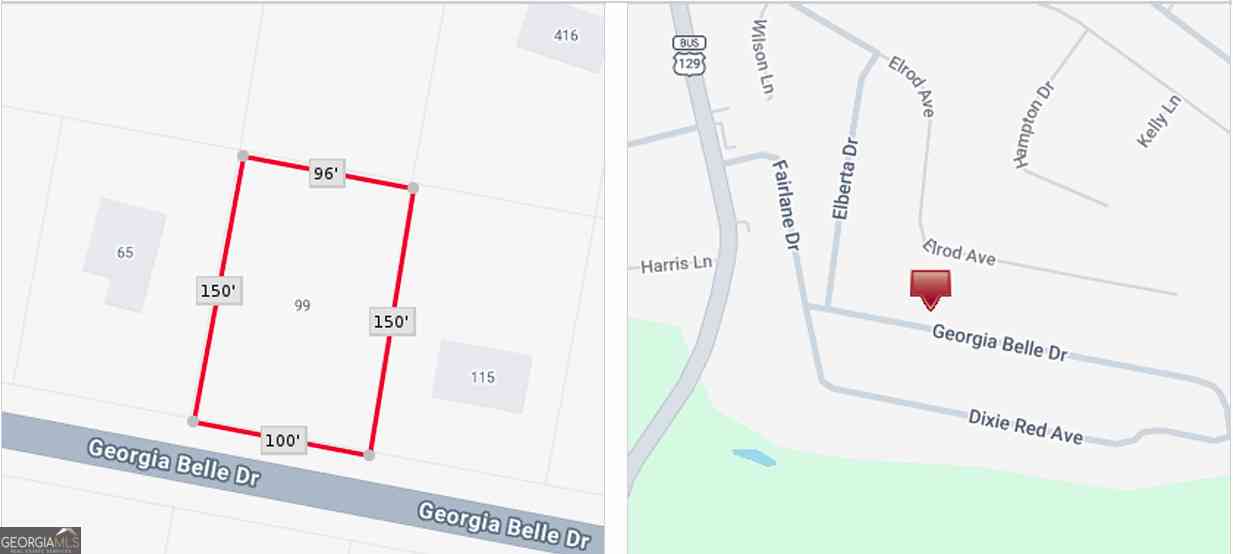 Vacant Land For Sale - 99 Georgia Belle Drive<br/> Jefferson, GA 30549