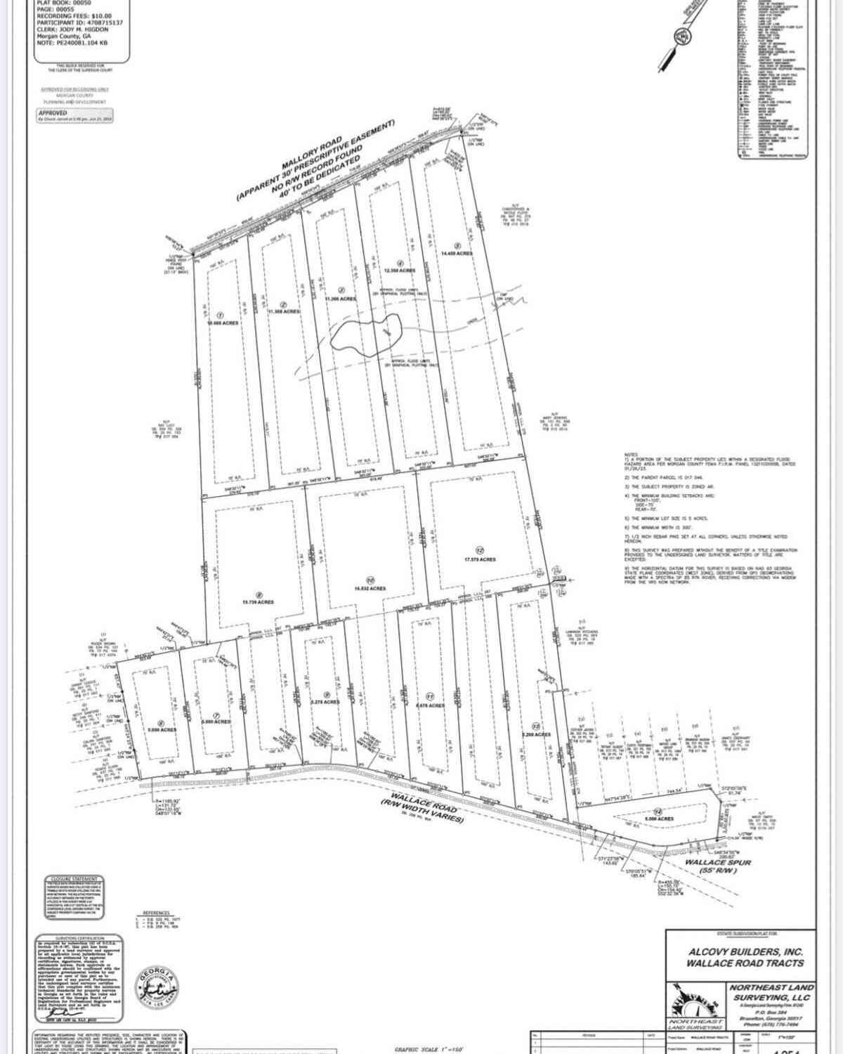 Vacant Land For Sale - LOT 14 Wallace Road<br/> Morgan County, Madison, GA 30650