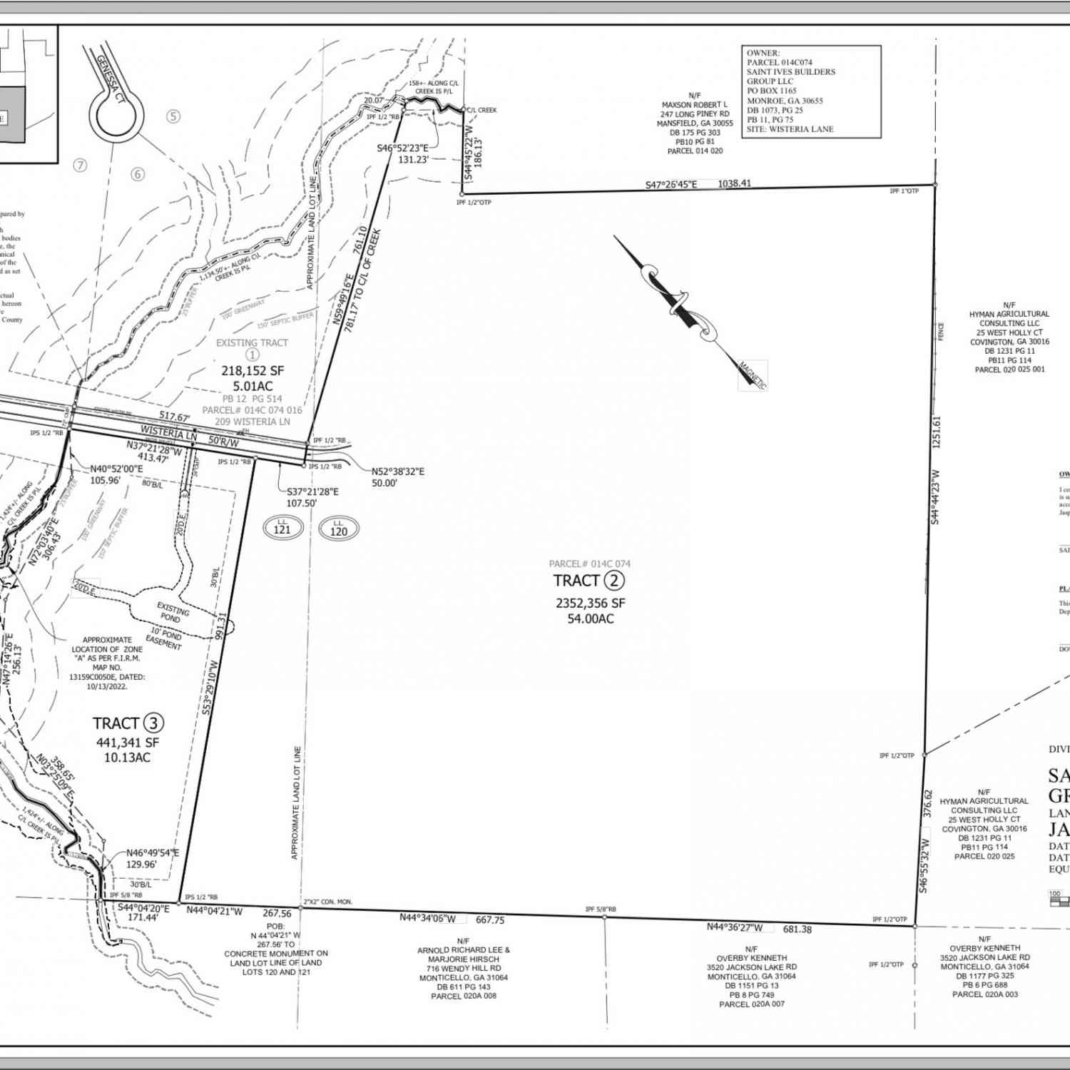 Vacant Land For Sale - Long Piney Road #TRACT 2<br/> Mansfield, GA 30055