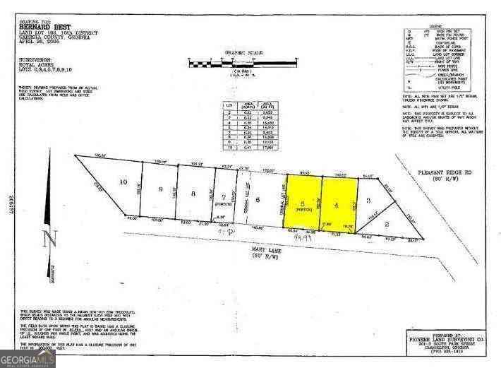 Vacant Land For Sale - 25 & 35 Mary Lane<br/> Carroll County, Carrollton, GA 30117